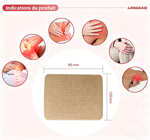 <span class=keywords><strong>Patch</strong></span> <span class=keywords><strong>chauffant</strong></span> hypoallergénique au chili, sans stimulation, extrait de plantes naturelles, longue durée, chaleur douce, autocollant corporel - Product Image 3