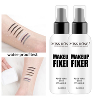 MISS ROSE Réglage du maquillage hydratant et durable de haute qualité et contrôle de l'huile Spray de réglage du maquillage clair 100ml