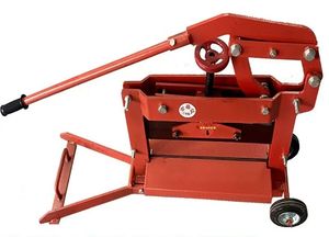 Machine à découper les briques portable, pour la découpe de béton emboîtable, équipement manuel de fabrication de briques - Product Image 2