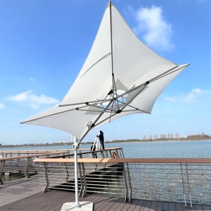 Parasol colgante de mariposa en voladizo de alta calidad, nuevo diseño, Patio al aire libre, muebles de jardín de boda para almacén, sala de estar - Product Image 3