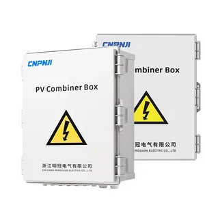 CNPNJI 태양광 발전 Dc Pv 스트링 결합기 상자 6 In 1 플라스틱 인클로저 분배 상자