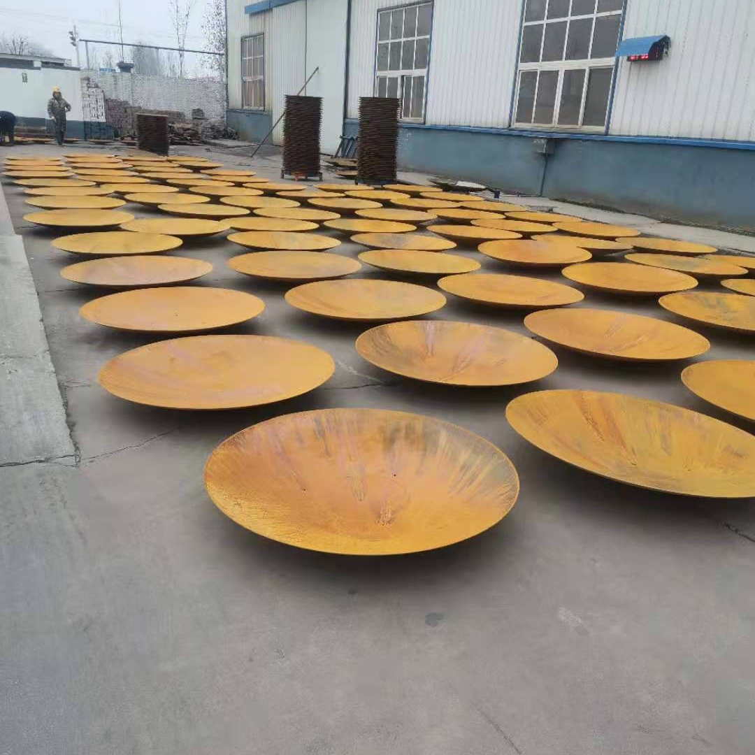 Модная стильная стальная чаша для огня corten