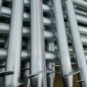 Pieu d'ancrage à vis de terre en acier Pile de terre en acier galvanisé à montage solaire Pile de terre Pile à vis de terre galvanisée en spirale - Product Image 2