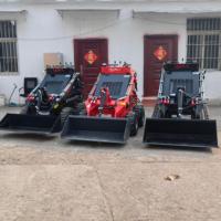 Engins de terrassement Mulcher Stand up Minicargadora diesel Skidsteer avec tarière Mini 1 3.5T Skid Steer Loader avec piste
