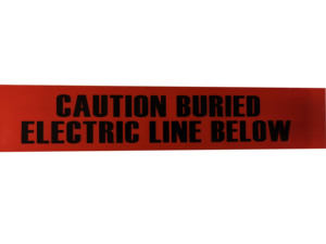 Ruban de signalisation détectable 50 mm x 100 m en feuille d'aluminium pour marquage de tuyaux enterrés, barrière de sécurité souterraine - Product Image 4