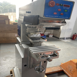 Lớn khay mực Pad máy in bảng điều khiển kỹ thuật số với công tắc chân và hệ thống khí nén cho trường hợp thủy tinh và nến in ấn - Product Image 4