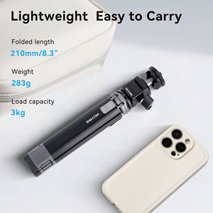 Mechrig portatile Mini treppiede Desktop 360 ° regolabile testa a sfera <span class=keywords><strong>porta</strong></span> cellulare e Kit doppia scarpa fredda - Product Image 5