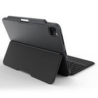 2024 casing kibor nirkabel anti guncangan, casing kombinasi anti guncangan, casing lampu latar untuk iPad Pro 11 12.9, untuk iPad Air 10.9, iPad mini