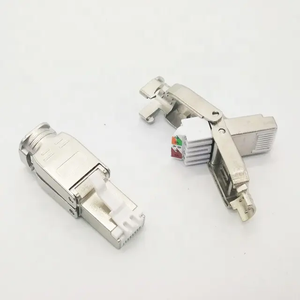 Connecteurs modulaires CE Lisyed <span class=keywords><strong>RJ45</strong></span> Cat.6 STP bouchons de fil solides sans outil/Cat6 pièces de télécom de prise sans outil - Product Image 2
