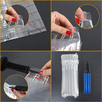 Sac à bulles gonflable écologique pour ordinateur portable, film à colonnes d'air scellées, taille personnalisée, matériau PE+PA pour protéger les fruits et le vin rouge