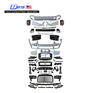 Kit de Conversión de Cullinan de Modelo Antiguo a Nuevo 2025, Actualización de Parachoques y Carrocería con Faros Delanteros y Traseros para Rolls Royce Cullinan - Product Image 1