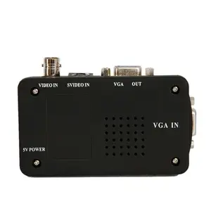 BNC/RCA S-Video AV To VGA Adapter TV TO PC BNC to VGA Converter