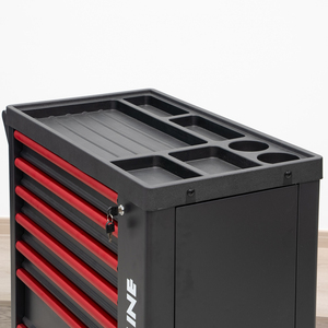 Customizable 7-<b>Drawer</b> Lockable Steel Iron Tool Cart OBM Supported Auto Repair Workshop Storage for Garage Use <b>Metal</b> Cabinet GL33 - Product Image 4