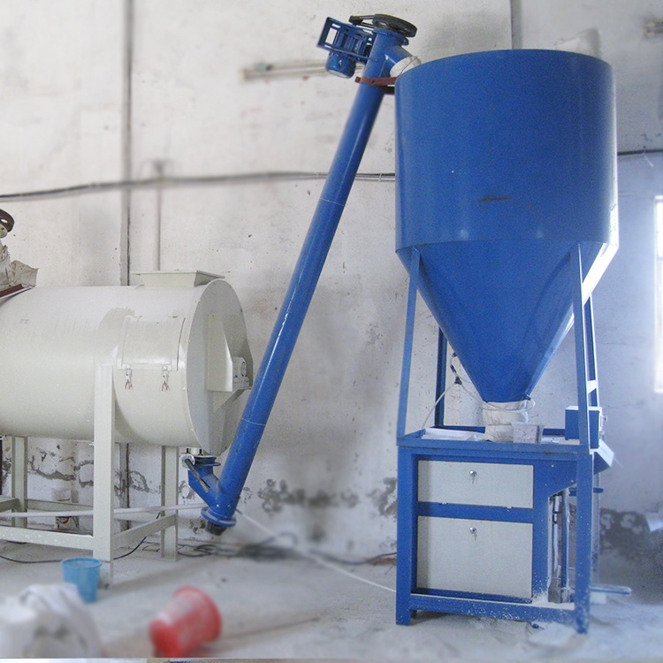 Cheap Wall Putty Dry Powder Mixing Plant Semi-auto Dry Mortar Production Line