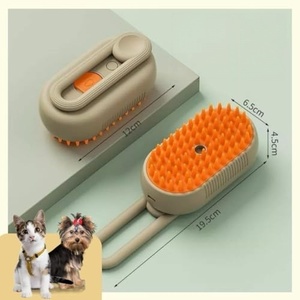 New Steamy Dog Brush 3 in 1 Dog Steamy Brush Dog Spray Massaging <b>Comb</b> Pet Grooming <b>Comb</b> Hair Removal Brush Pet Supplies - Product Image 5