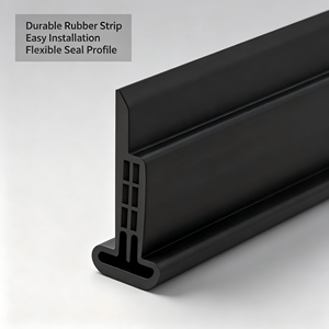 Système de fixation rapide pour barre de joint de construction, bande d'étanchéité commerciale pour montage au plafond, pour murs et panneaux intérieurs - Product Image 2