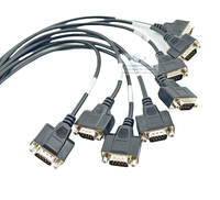 USB personalizado compatible de fábrica a RS232 DB9 9pin + PA10Pin Cable DE DATOS Conectores D-Sub