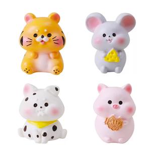 Toptan çin zodyak DIY dekor Kawaii hayvan minyatür bebek evi manzara dekorasyon şenlikli hediyeler çocuk odası dekorasyon - Product Image 6