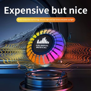 CE/FCC/ROHS-zertifizierter drahtloser Knochen leitungs lautsprecher mit RGB Music Sync LED-Lampe für Autos im Freien - Product Image 4