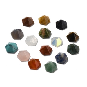 PandaHall 20 pièces, nouveau lot de pendentifs hexagrammes facettés en pierres précieuses naturelles, bijoux classiques en cristal de Sceau de <span class=keywords><strong>Salomon</strong></span> pour fêtes et cadeaux - Product Image 4