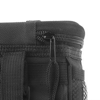 SAHOO Sac de guidon de vélo 3L grande capacité avec bande réfléchissante détachable et réglable en Velcro, écran tactile en PVC pour la navigation à vélo