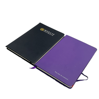 Carnet de notes Journal avec logo imprimé Carnets à couverture rigide en cuir PU avec logo Cahier en cuir A5