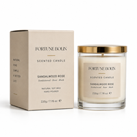 d'huile parfumée en forme de citrouille d'automne de luxe de haute qualité pot en verre bougie parfumée de Noël et d'Halloween