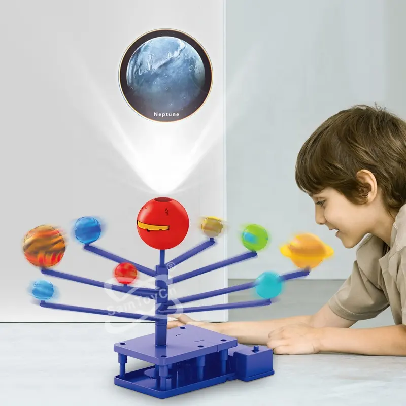 Samtoy Steam Power otto pianeti scienza astronomica esperimento pianeti sistema solare giocattoli fai da te per i bambini