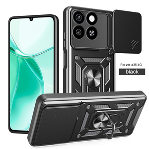 Funda para ZTE Blade A35E/A56/Nubia Z70Ultra/A71/Axon 60 Lite/V70 <span class=keywords><strong>Max</strong></span>, con Ventana Deslizante, Protección Completa, Antigolpes, Magnética - Product Image 2
