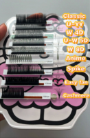 Fournitures d'usine, marque privée, cils individuels de qualité supérieure en faux vison, extensions de cils volumineuses