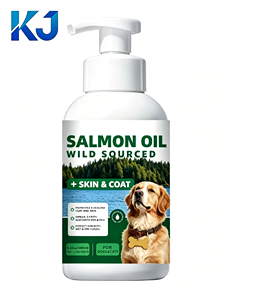 Huile de saumon sauvage pour chiens et chats |   Complément d'acides gras oméga <span class=keywords><strong>3</strong></span> de 8,45 oz pour une peau saine et un pelage brillant - Product Image 1