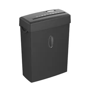 Máquina de embalaje pequeña, trituradora de papel de colores, alta calidad, negro, 6 hojas, corte cruzado, tarjeta de 10L, papel, 72db