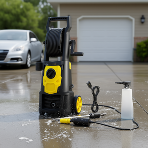 Nettoyeur haute pression électrique Vevor 2000 Psi 1,65 GPM avec enrouleur de tuyau de 30 pieds et option mousse - Product Image 2