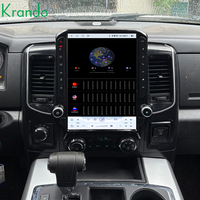 Autoradio Android Auto de style Tesla Krando 14,5 pouces pour Dodge Ram 2009-2012, navigation, Apple Carplay sans fil, 4G, Playstore