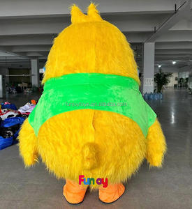 <span class=keywords><strong>Gafas</strong></span> inflables, disfraz de Mascota de <span class=keywords><strong>pollo</strong></span> amarillo, fiesta de cumpleaños, entretenimientos, personaje Animal, conejito, traje de soplado sin batería - Product Image 6