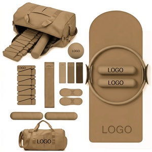 2026 Custom Logo Gym Yoga Ball & Circle Pilates <b>Ring</b> Fitness Kit Silicone Ankle Weight <b>Stretch</b> Band Resistance Pilates Kit Set - Product Image 1