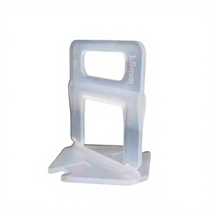 100pcs Reusable PP Plastic <b>Tile</b> <b>Leveling</b> Clips Transparent 1.0mm 1.5mm 3.0mm Self-Adhesive - Product Image 1