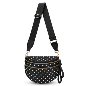 Sac <span class=keywords><strong>de</strong></span> poitrine bandoulière personnalisé pour femme, sac banane en nylon à carreaux, sac messager pour femme - Product Image 3