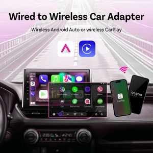 Adaptateur CarPlay Android Auto Portable Filaire et Sans Fil Prix Usine Double Canal Puce Allwinner A851S 2-en-1 Dongle USB Universel - Product Image 4