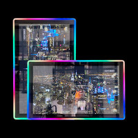 3M ELO Ecran tactile plat/incurvé PACP 21.5 "23.8" 27 "32" Écran tactile de jeu vidéo avec lumières LED pour écrans publicitaires