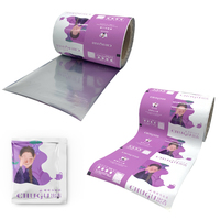 Rollo de película de embalaje de bolsa de retorta de pie Ziplock sostenible personalizado para embalaje de confitería de alimentos secos congelados