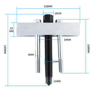 أداة سحب بكرة حزام عمود الكرنك الفولاذية 70~700 مم، معتمدة بشهادة ISO/DIN، ضمان 3 سنوات للمحرك وعجلة القيادة والتروس والمروحة - Product Image 2
