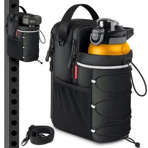 Nueva bolsa de poliéster para botella de agua de gimnasio con soporte magnético fuerte para accesorios deportivos al aire libre, organizador, bolsa tipo bandolera, funda. - Product Image 1
