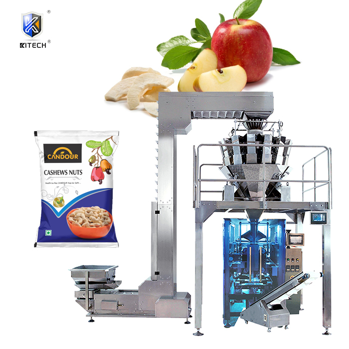 Multi-tête Automatique Poche Popcorn Riz Soufflé Machine à Emballer