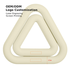 Gang Silicone 7lb tam giác miễn phí trọng lượng cho Pilates sức mạnh đào tập-non-Slip Ergonomic glutes vai tập luyện - Product Image 4