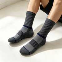 Chaussettes de sport personnalisées pour hommes, légères, respirantes, durables, en coton, pour activités sportives