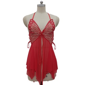 Abito da <span class=keywords><strong>donna</strong></span> in pizzo Sexy trasparente con scollo a V in maglia francese senza schienale <span class=keywords><strong>per</strong></span> la <span class=keywords><strong>casa</strong></span> - Product Image 5