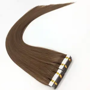 Stock New Fashionable Double Drawn human hair extensions Tape in