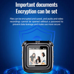 Enregistreur vidéo et audio HD portable, mini caméra corporelle, dispositif d'enregistrement à activation vocale pour réunions, interviews et sécurité - Product Image 2