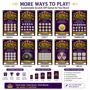 Cartes à gratter personnalisées imprimées, billets de loterie sécurisés, données variables, code QR, code-barres, carte à gratter anti-contrefaçon - Product Image 5